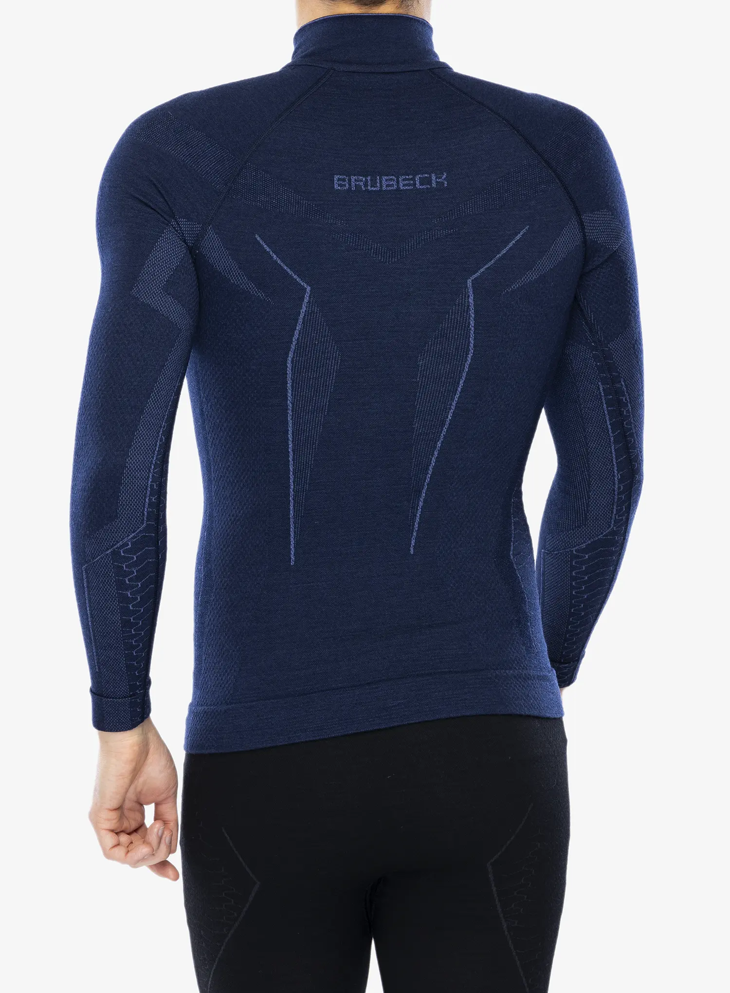 Termo flis jopa Brubeck Extreme Merino HZ - navy blue