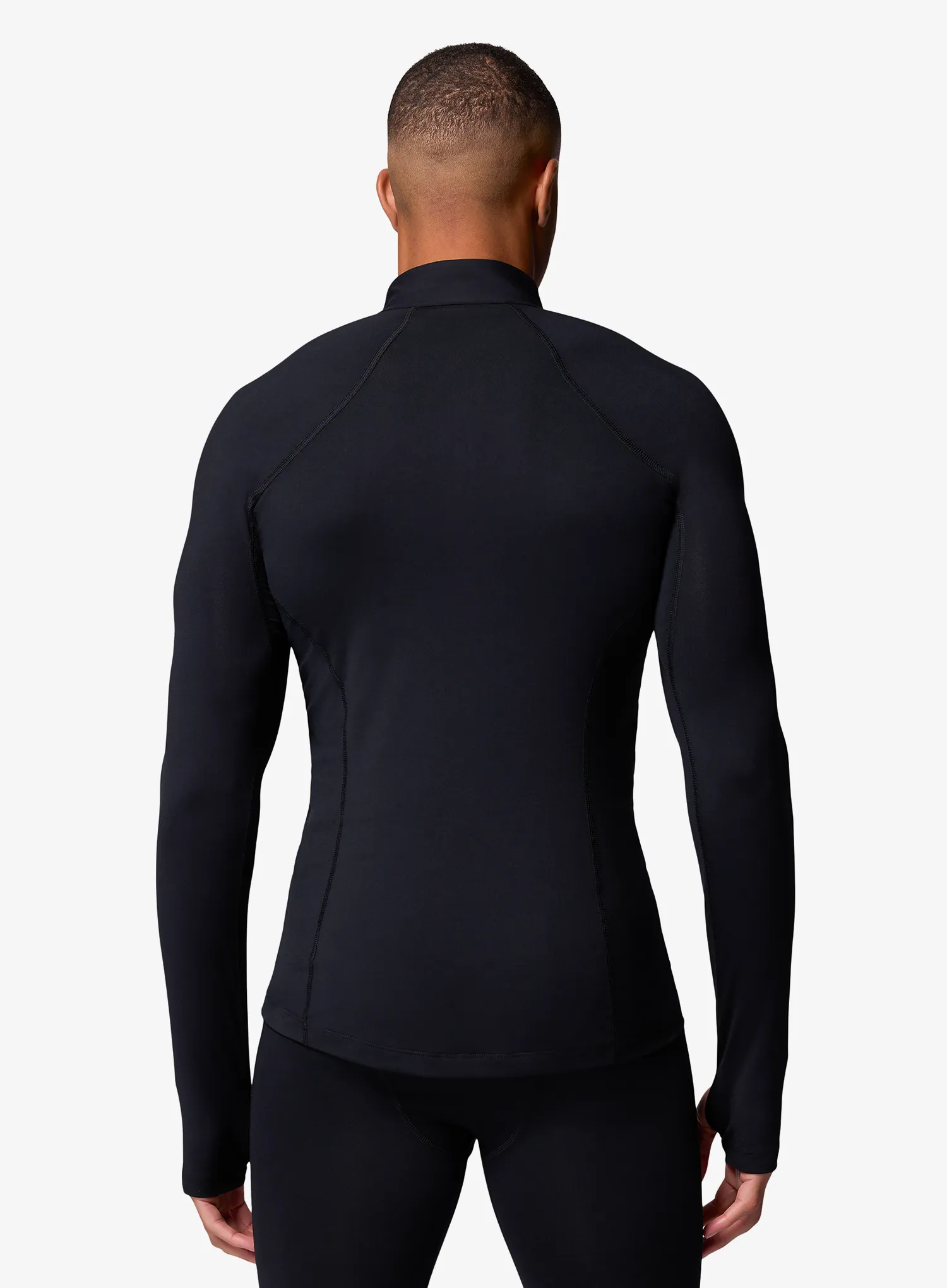 Termo flis jopa Columbia Midweight Stretch Long Sleeve Half Zip - black