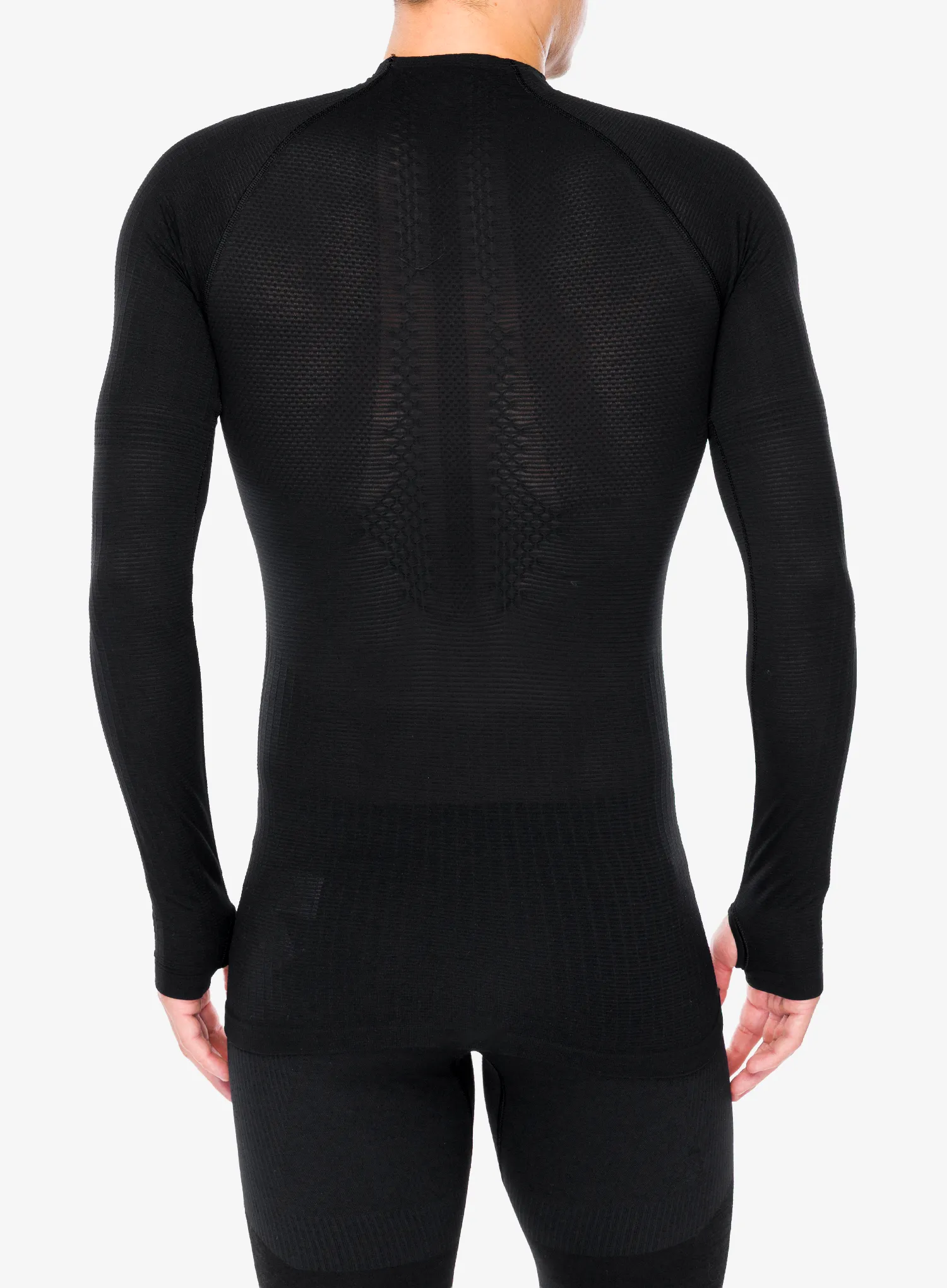 Termo flis jopa Compressport 3D Thermo 110G LS Top - black