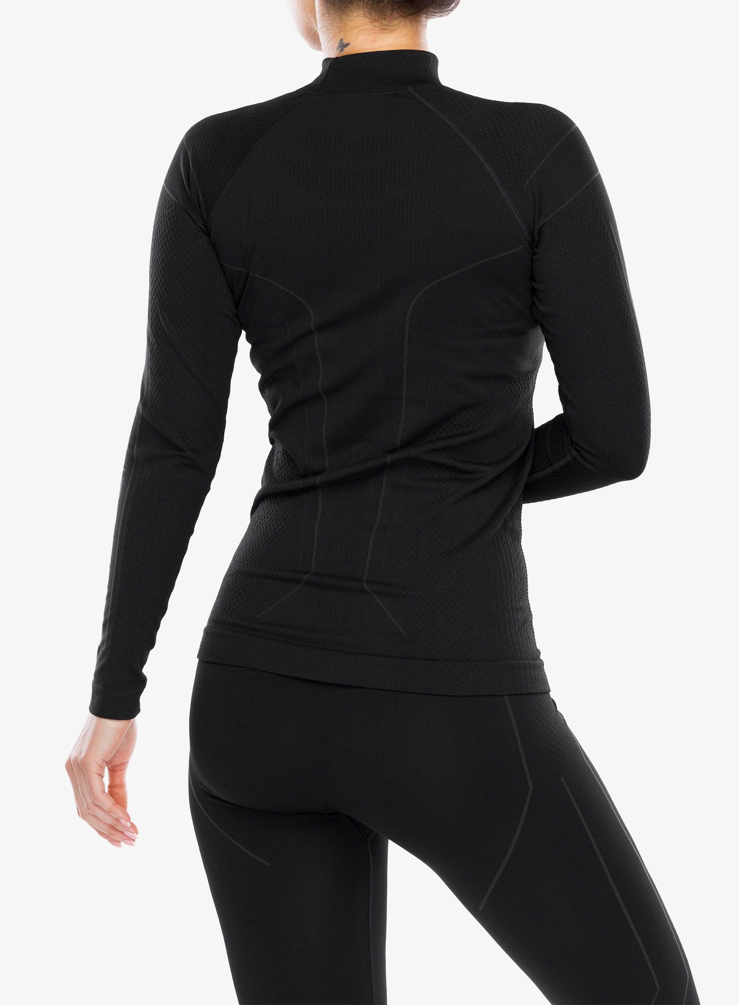 Ženska termo flis jopa Brubeck Cooler - black