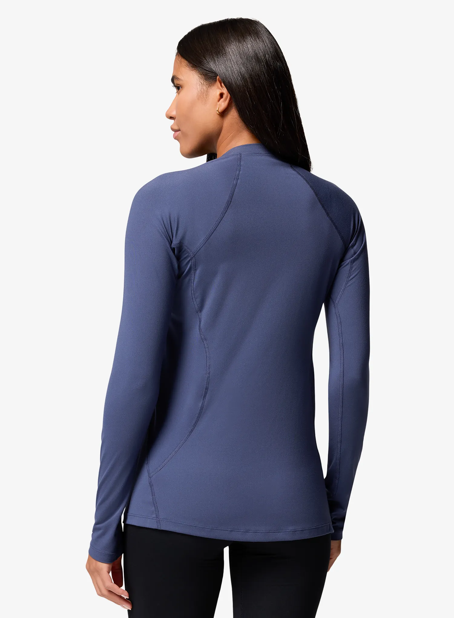 Ženska termo flis jopa Columbia Midweight Stretch L/S Top - nocturnal
