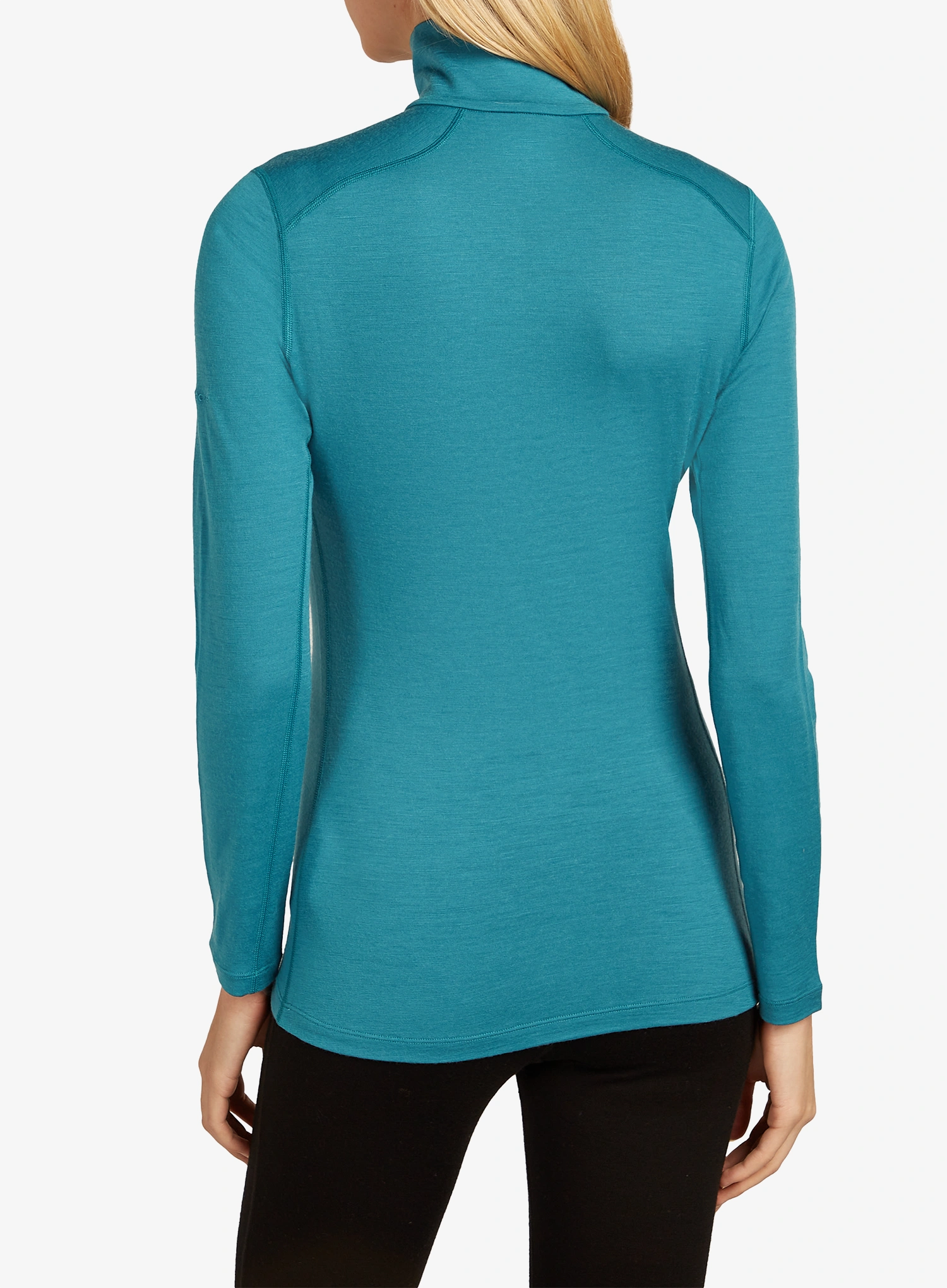 Ženska termo flis jopa Icebreaker 200 Oasis L/S Half Zip - topaz