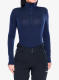 Ženska termo flis jopa Icebreaker 260 Tech L/S Half Zip - midnight navy