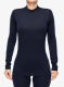 Ženska termo flis jopa Icebreaker 260 Tech LS Turtleneck - midnight navy