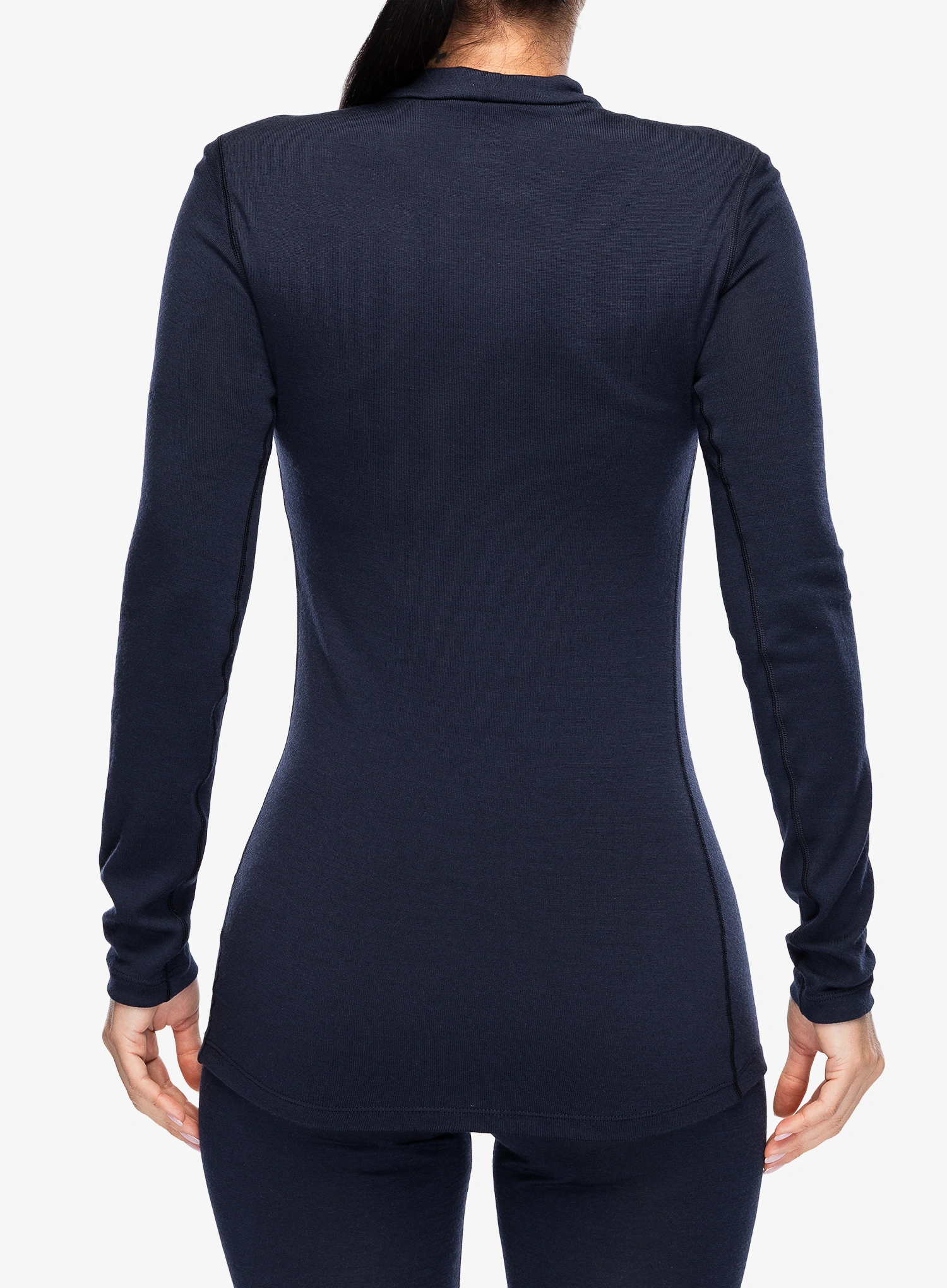 Ženska termo flis jopa Icebreaker 260 Tech LS Turtleneck - midnight navy