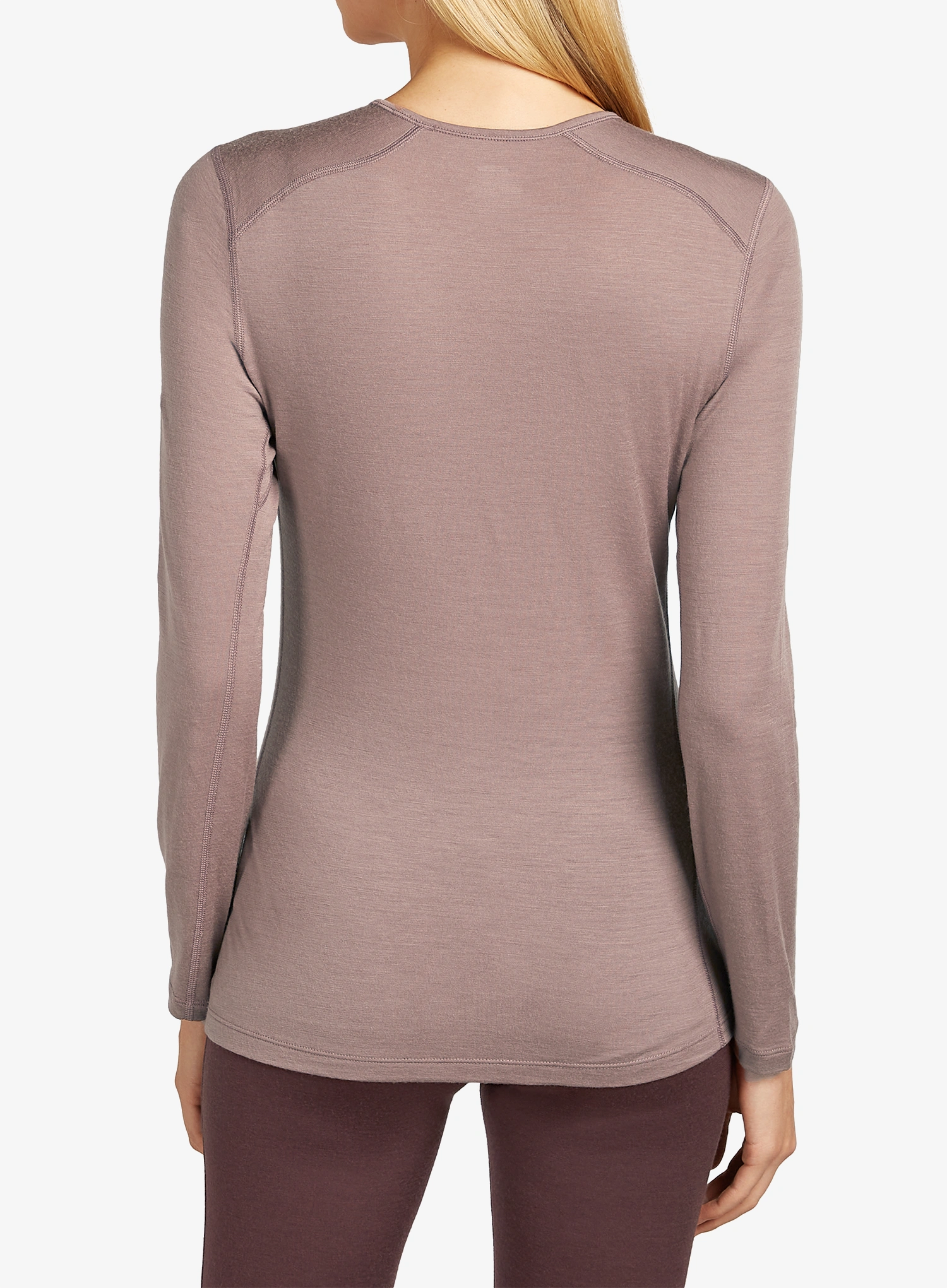 Ženska termo flis jopa Icebreaker Merino 200 Oasis LS Crewe Rainer Ridge - summit
