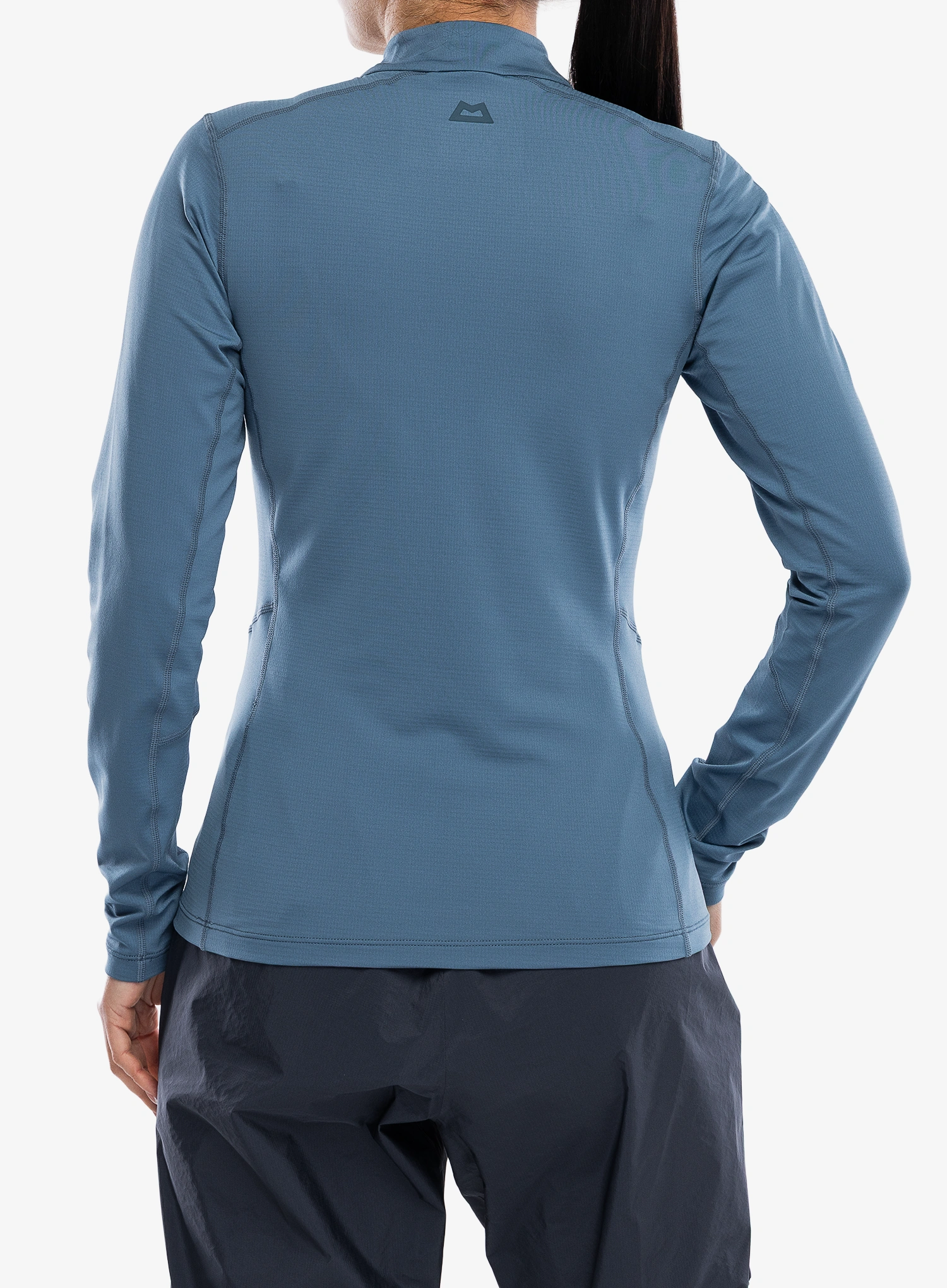 Ženska termo flis jopa Mountain Equipment Cerrig LS Zip-T - stellar blue