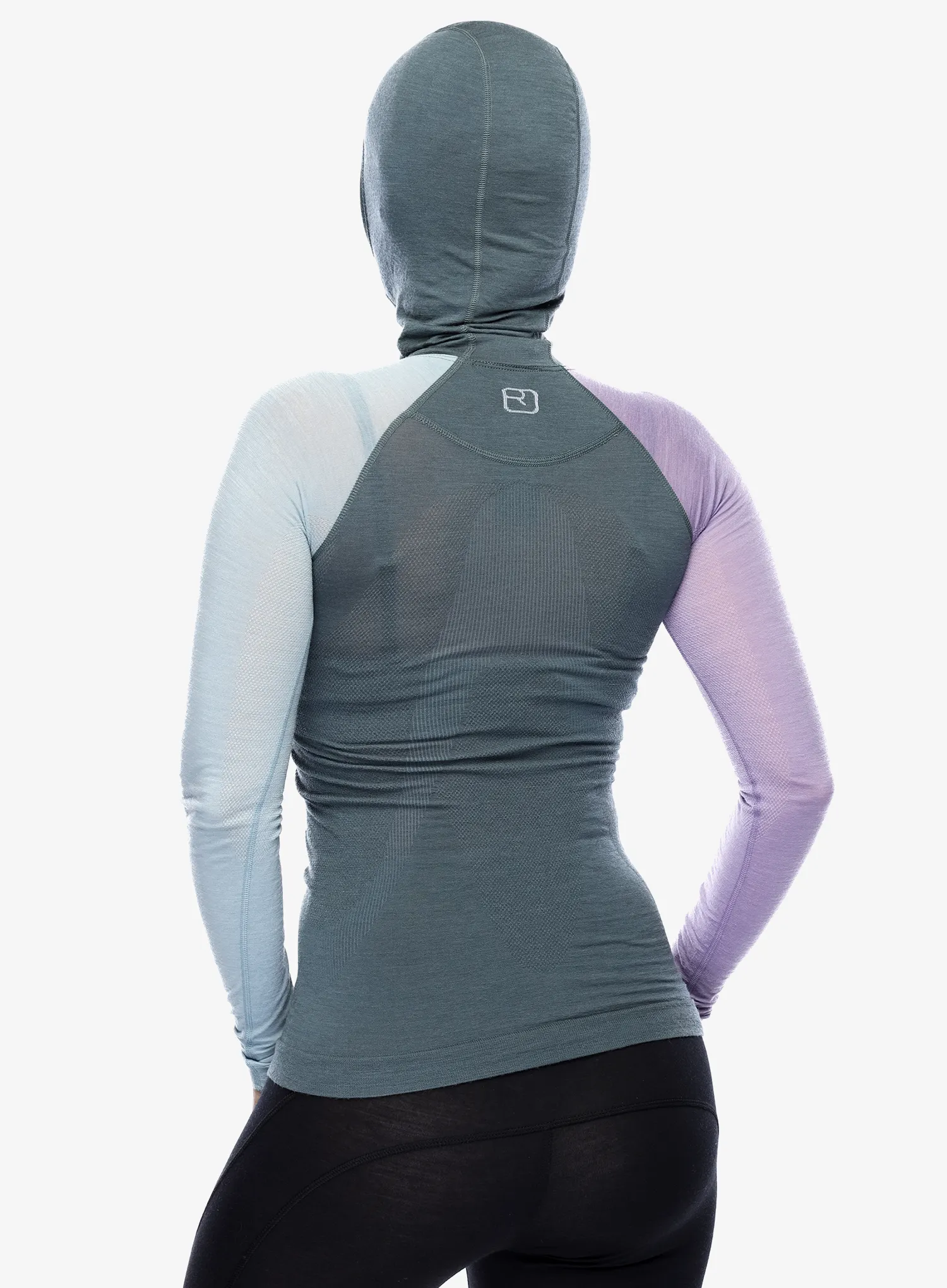 Ženska termo flis jopa Ortovox 120 Comp Light Hoody - dark arctic grey