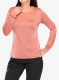 Ženska jopica Salewa Puez Melange Dry L/S Tee - desert pink melange