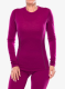 Ženska termo flis jopa Sensor Merino Active Tee L/S - lilla