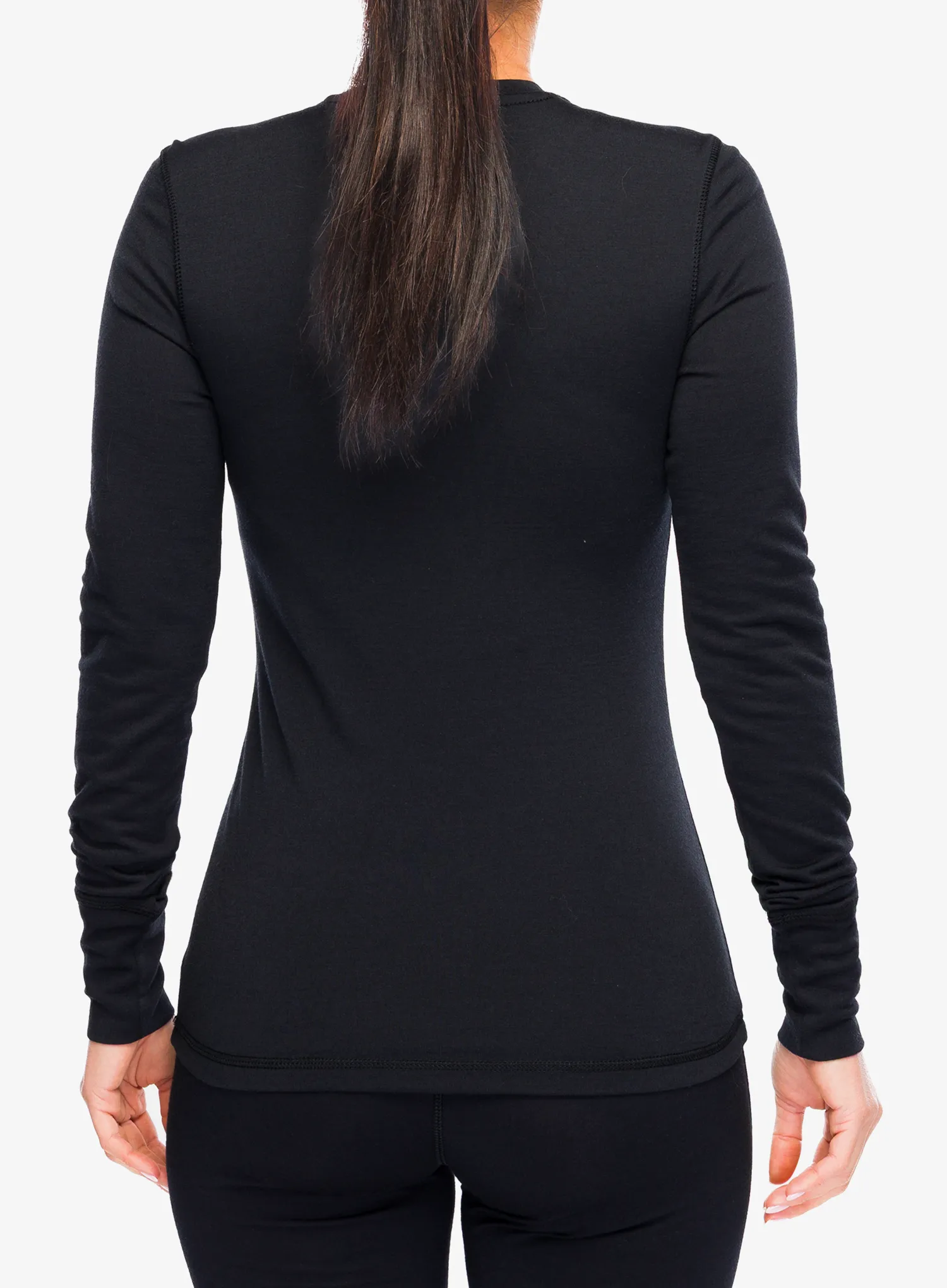 Ženska termo flis jopa Super.natural Arctic230 Ls - jet black