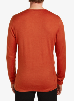 Termo flis jopa Icebreaker 200 Oasis L/S Crewe - agate