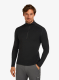 Termo flis jopa Icebreaker 200 Oasis L/S Half Zip - black