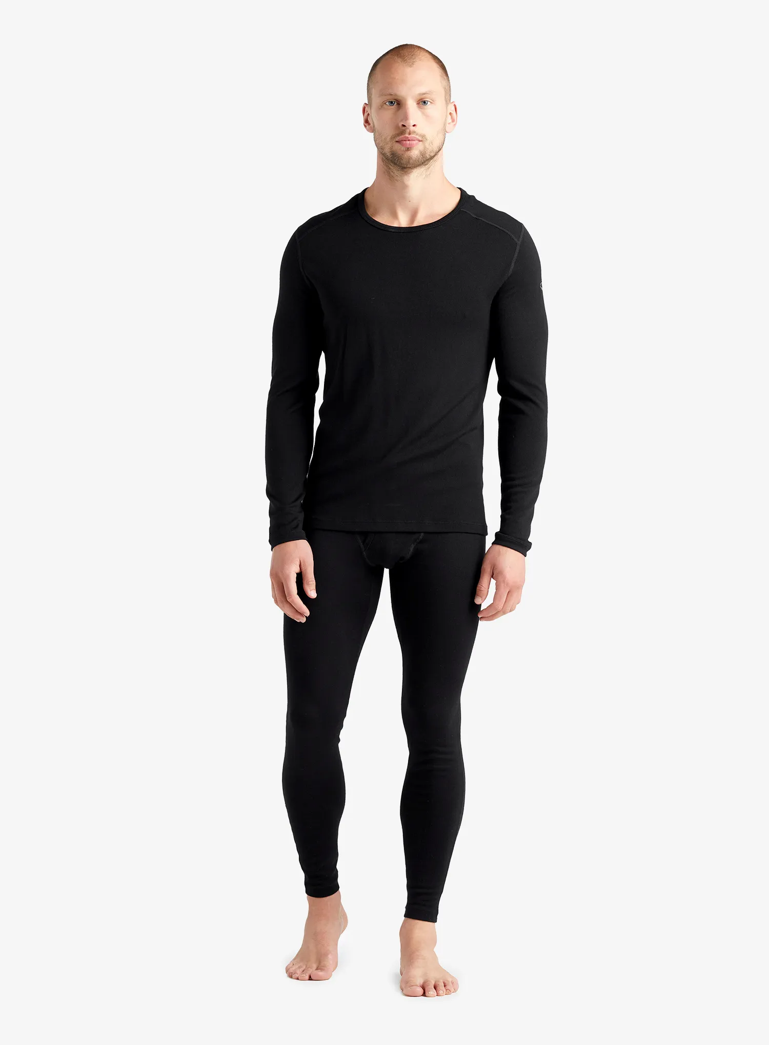 Termo flis jopa Icebreaker 260 Tech L/S Crewe - black