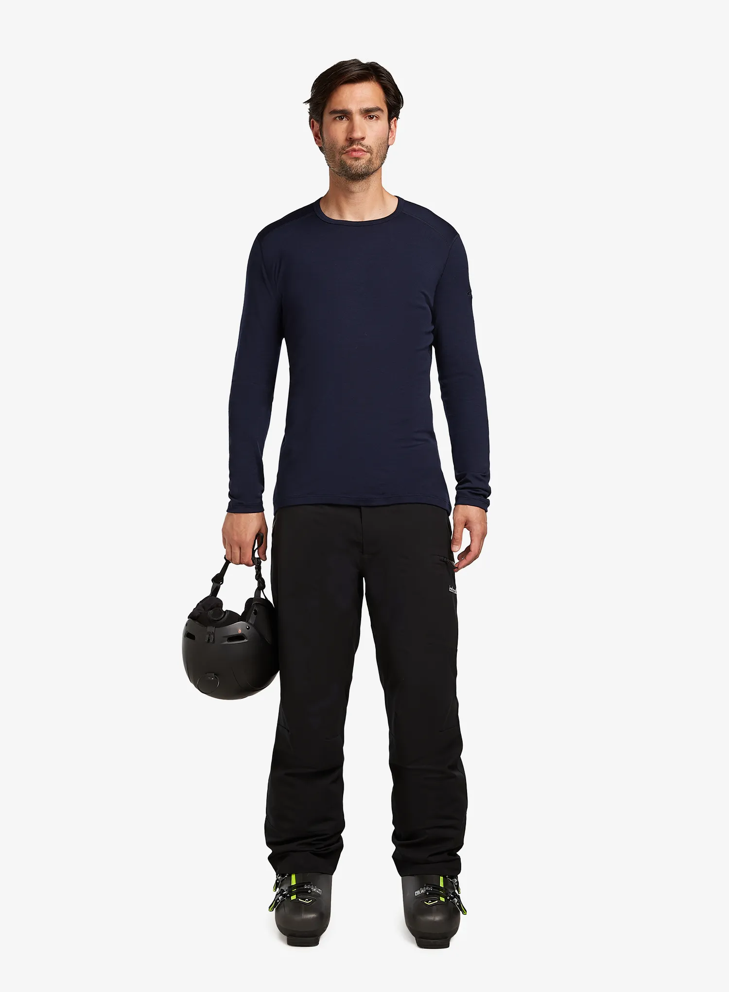 Termo flis jopa Icebreaker 260 Tech L/S Crewe - midnight navy