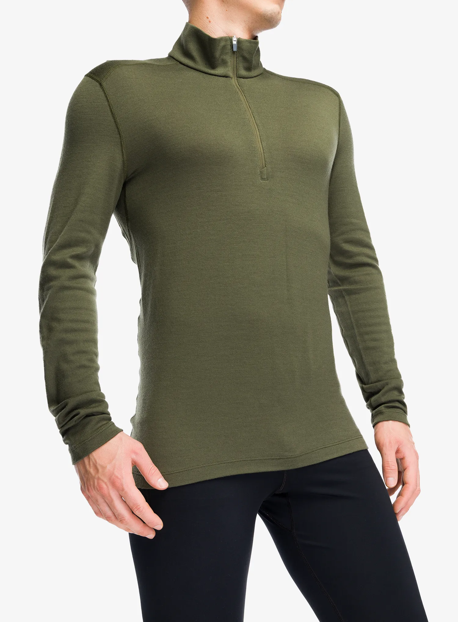 Termo flis jopa Icebreaker 260 Tech L/S Half Zip - loden