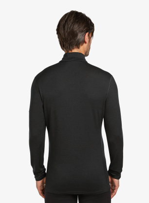Termo flis jopa Icebreaker 260 Tech LS Turtleneck - black