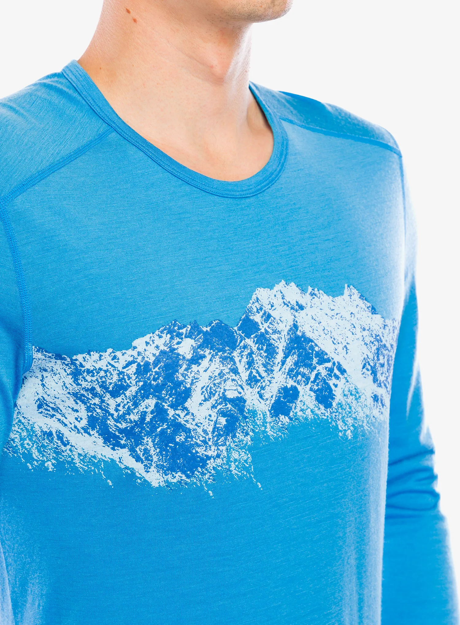 Termo flis jopa Icebreaker Merino 200 Oasis LS Crewe Remarkables - arctic