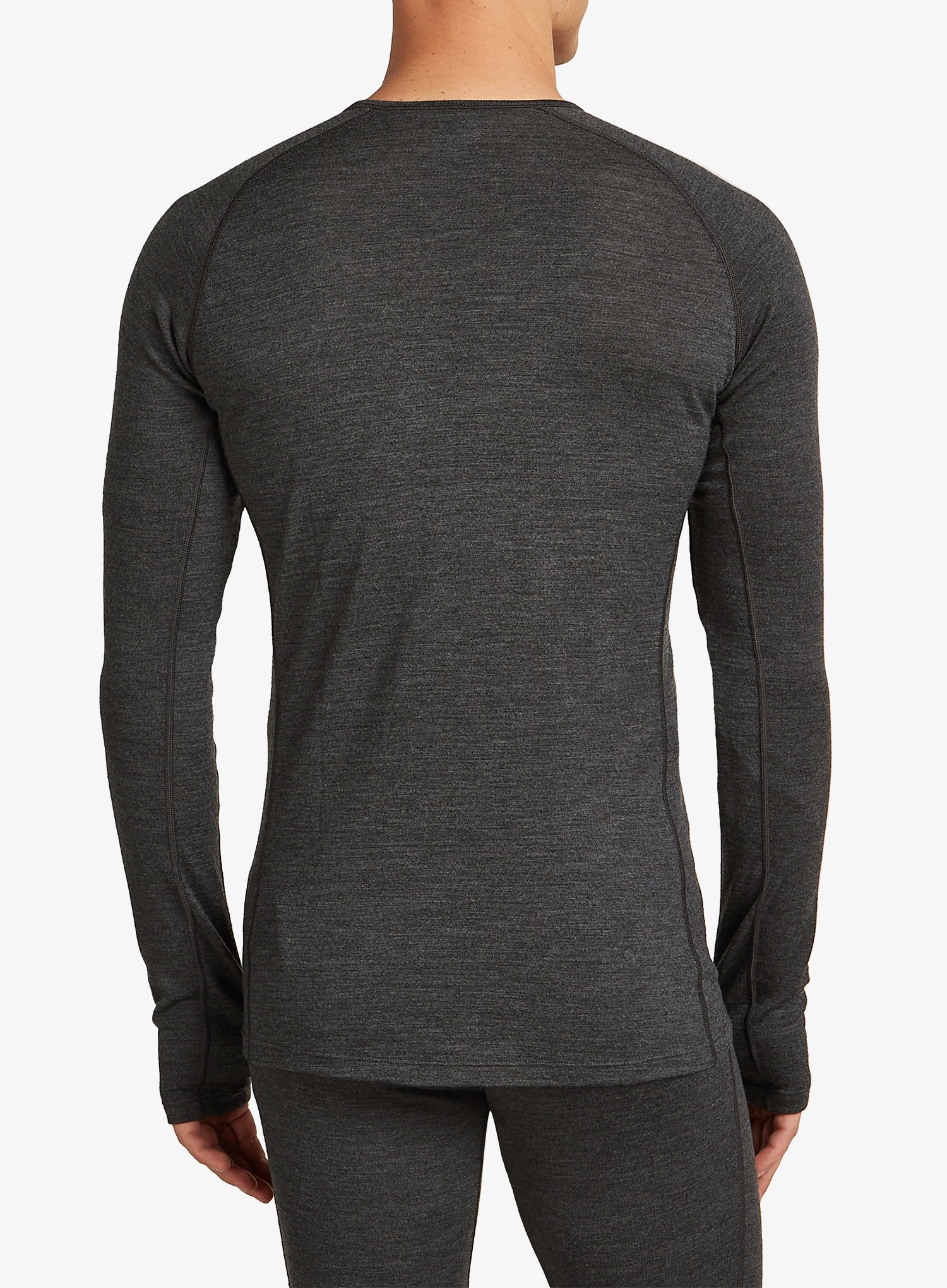 Termo flis jopa Icebreaker Merino 260 ZoneKnit LS Crewe - jet hthr