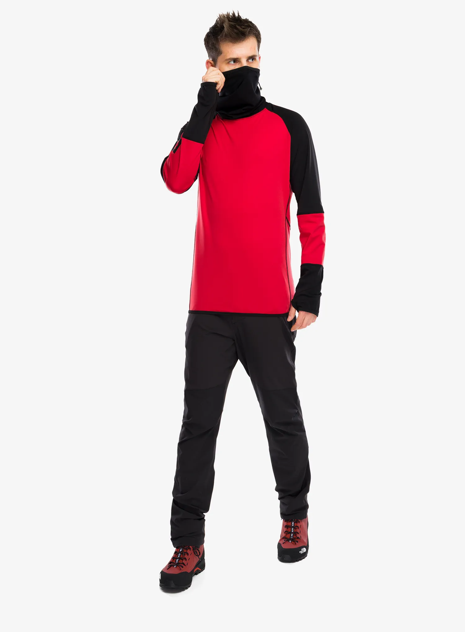Termo flis jopa Majesty Surface Base Layer Top - red