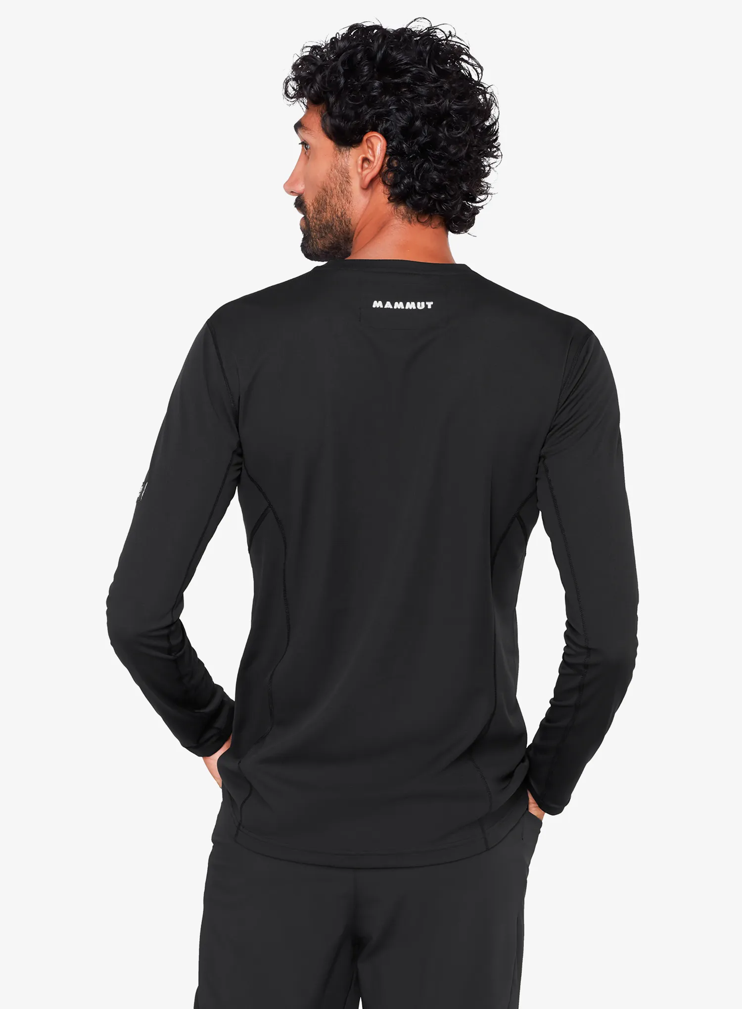 Termo flis jopa Mammut Eiger Nordwand FL Longsleeve - black