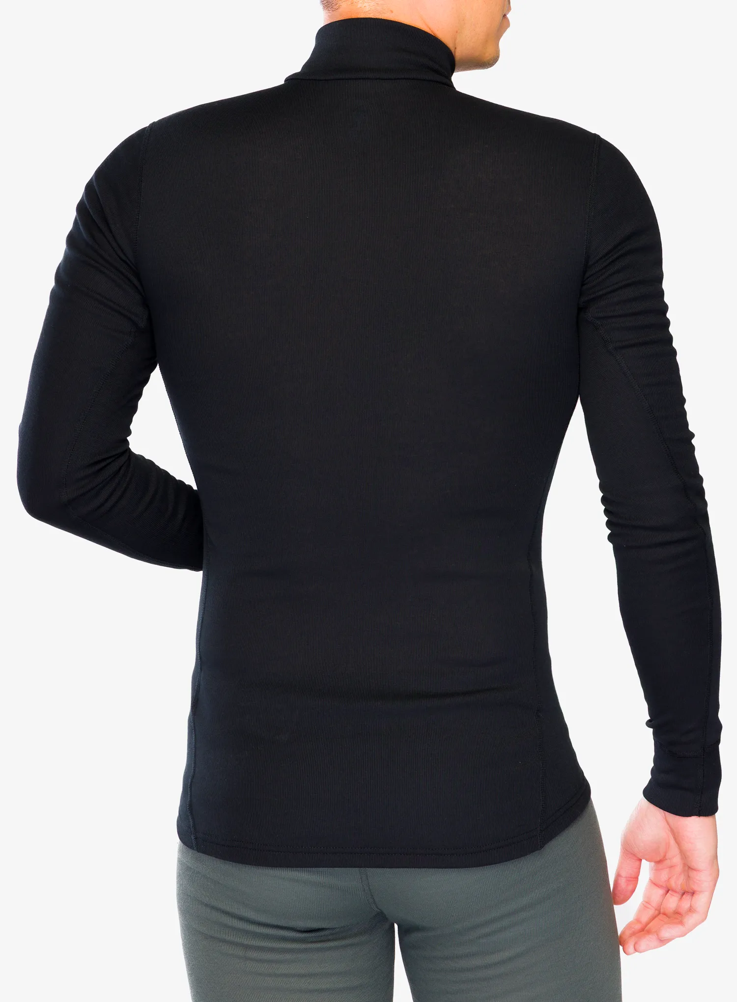 Termo flis jopa Odlo Active Warm BL Top Turtle Neck L/S Half Zip - black