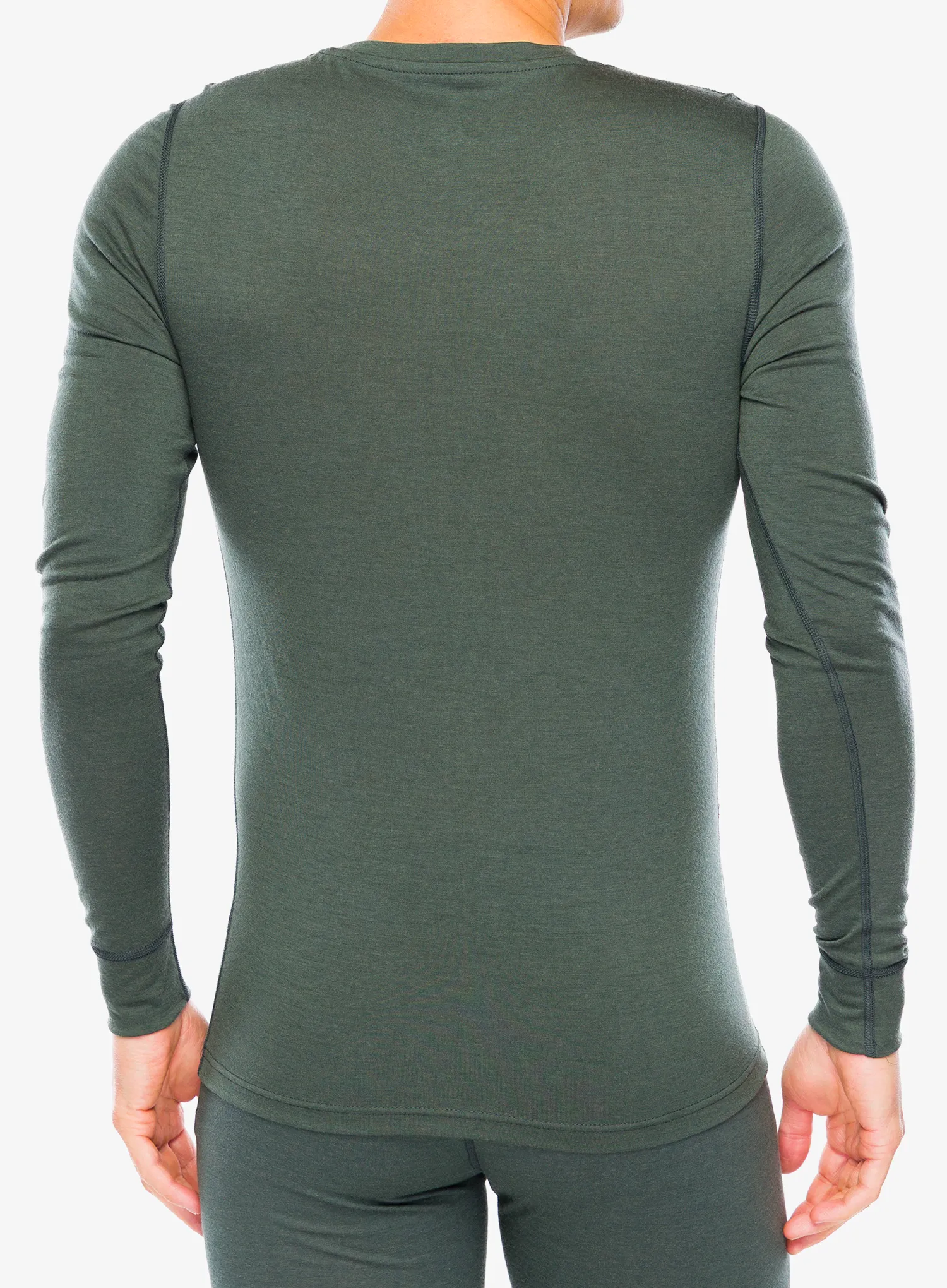 Termo flis jopa Odlo Merino 200 BL Top Crew Neck LS - urban chic