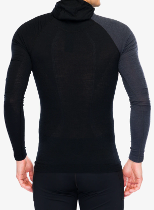 Termo flis jopa Ortovox 120 Comp Light Hoody - black raven