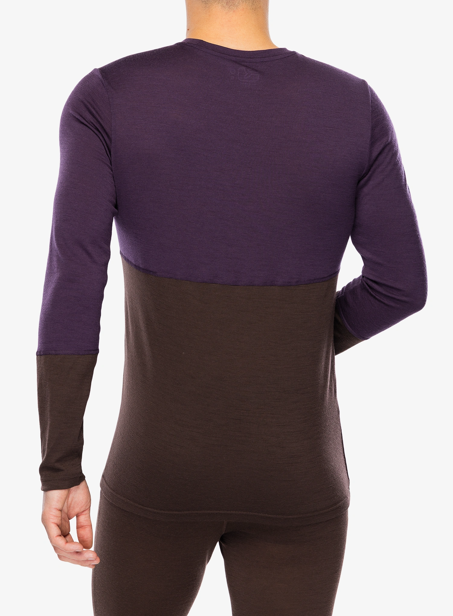 Termo flis jopa Ortovox 185 Rock N Wool Long Sleeve - dark wild berry