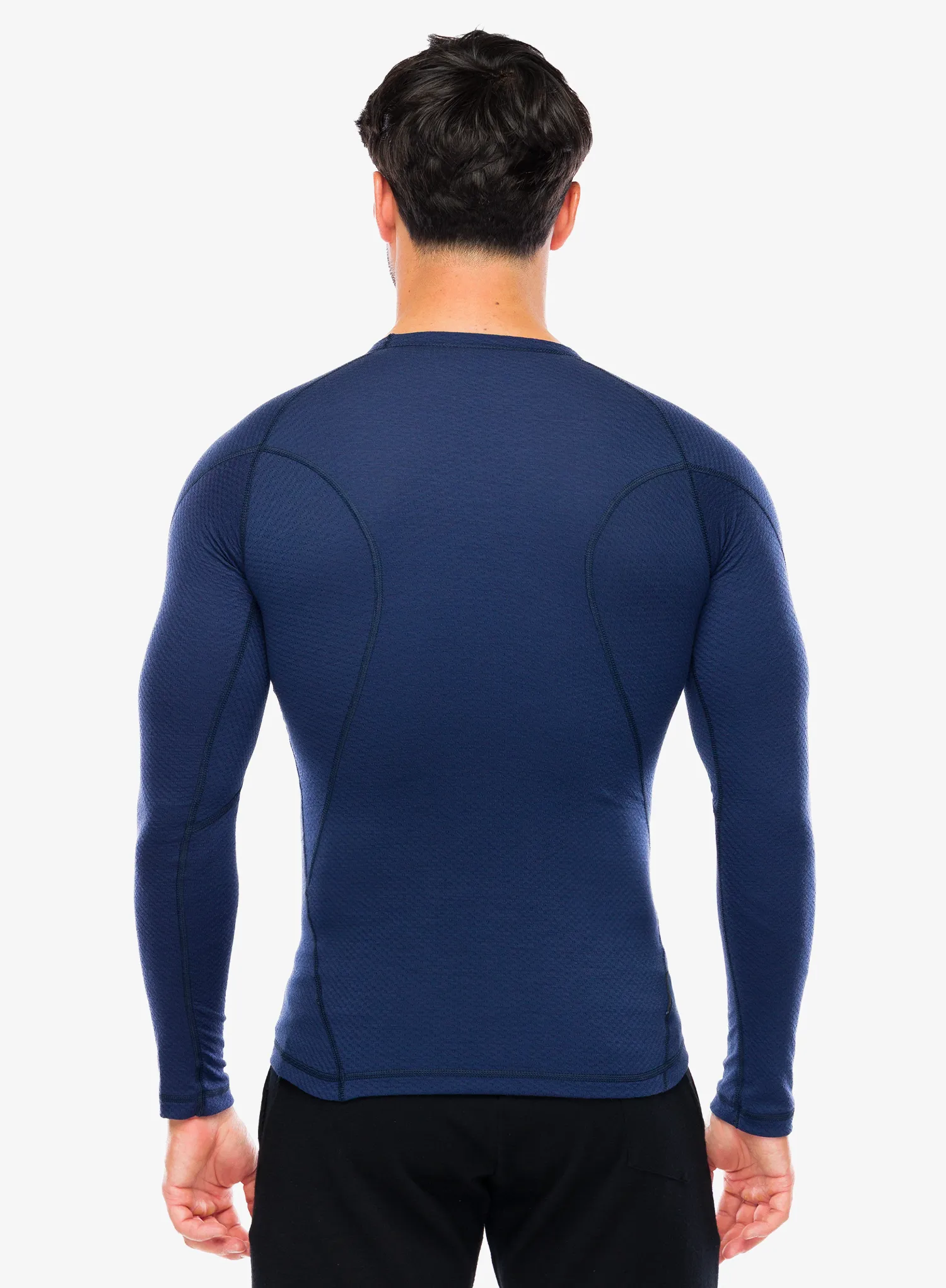 Termo flis jopa Sensor Merino DF Tee L/S - deep blue camp