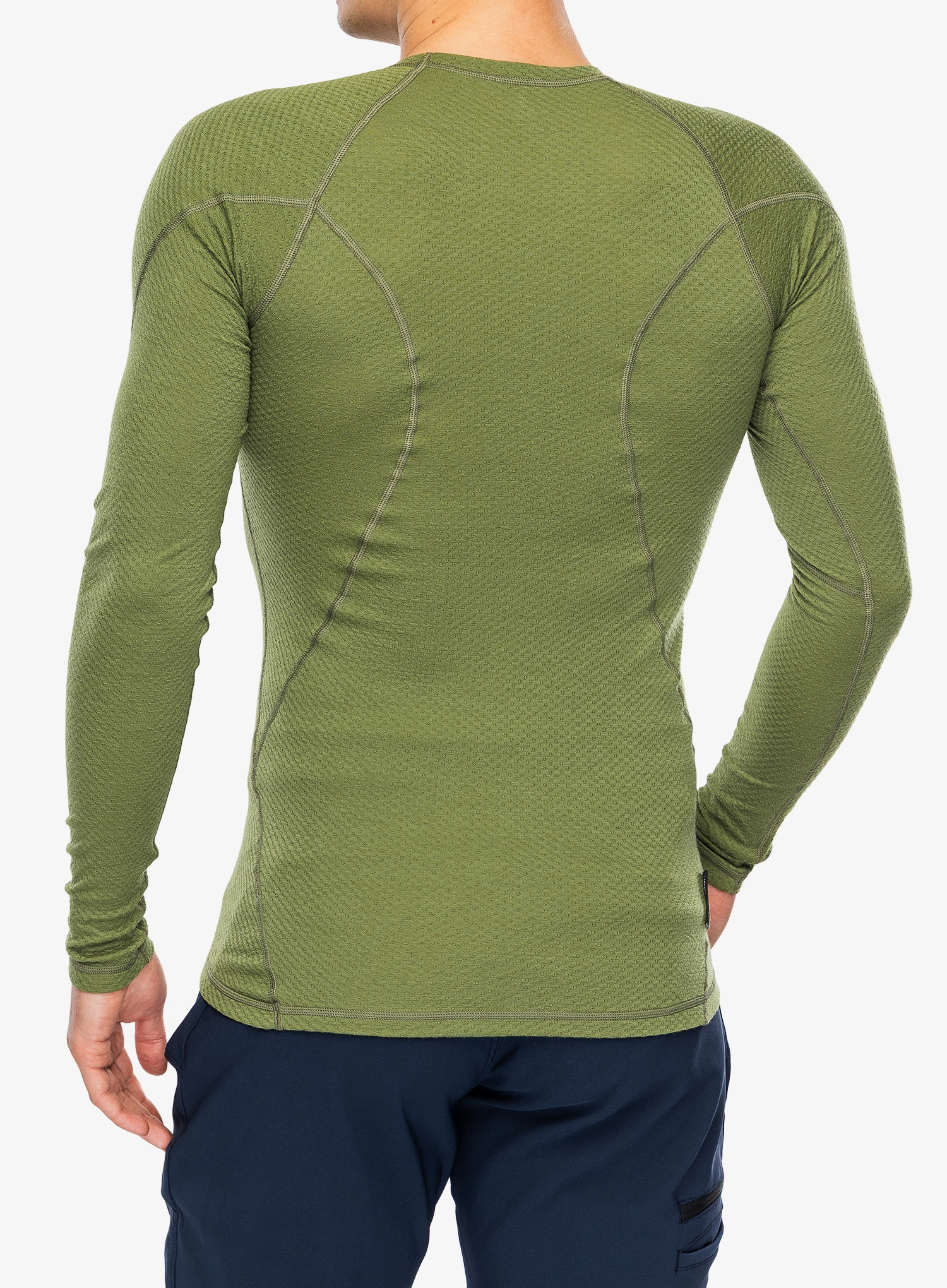 Termo flis jopa Sensor Merino DF Tee LS Camp - safari green