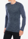 Termo flis jopa Smartwool Classic Thermal Merino Base Layer Crew Boxed - nightfall retro line