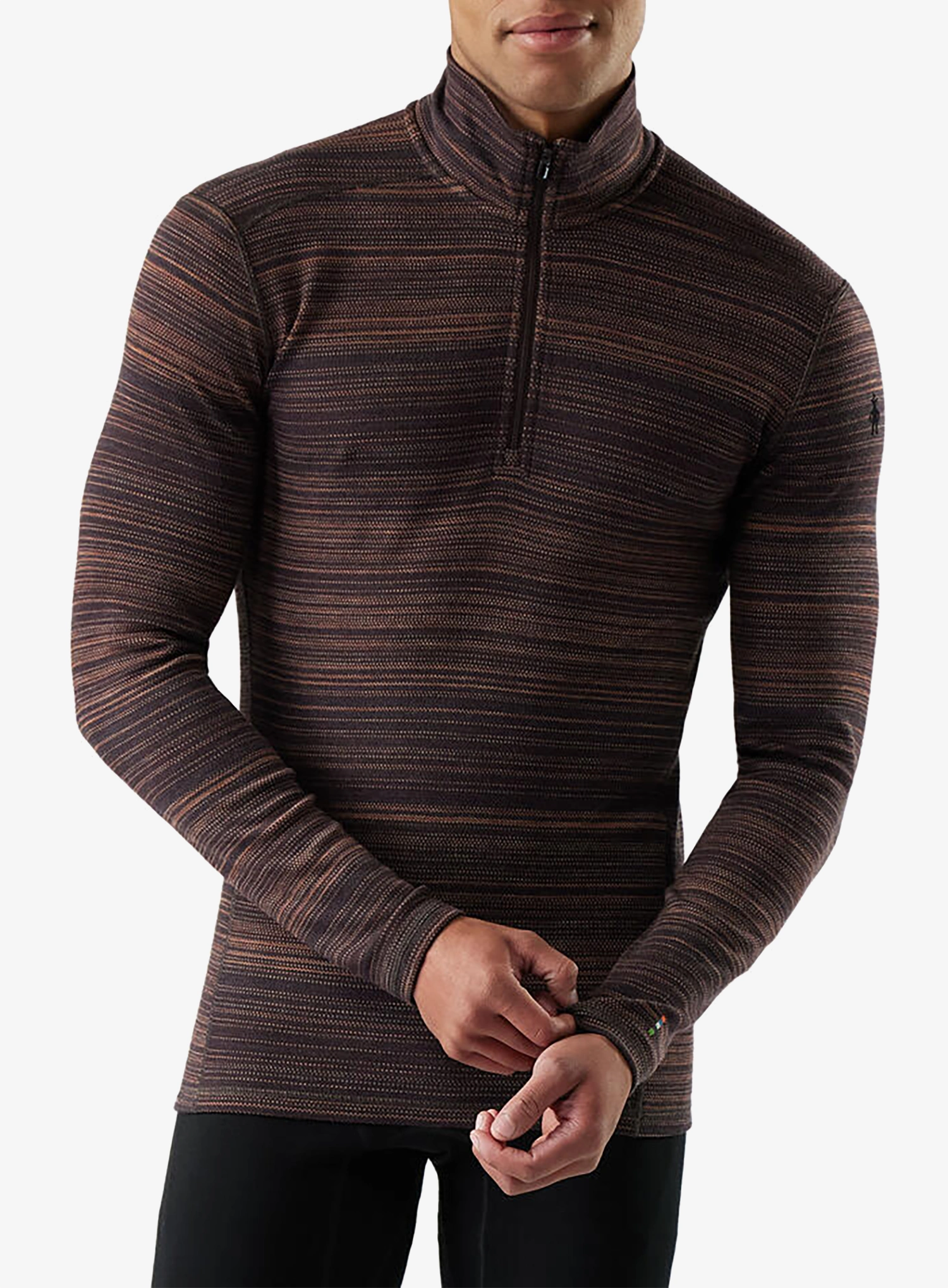 Termo flis jopa Smartwool Classic Thermal Merino BL 1/4 Zip Boxed - mink color shift