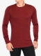 Termo flis jopa Smartwool Merino 250 Baselayer Crew - currant heather