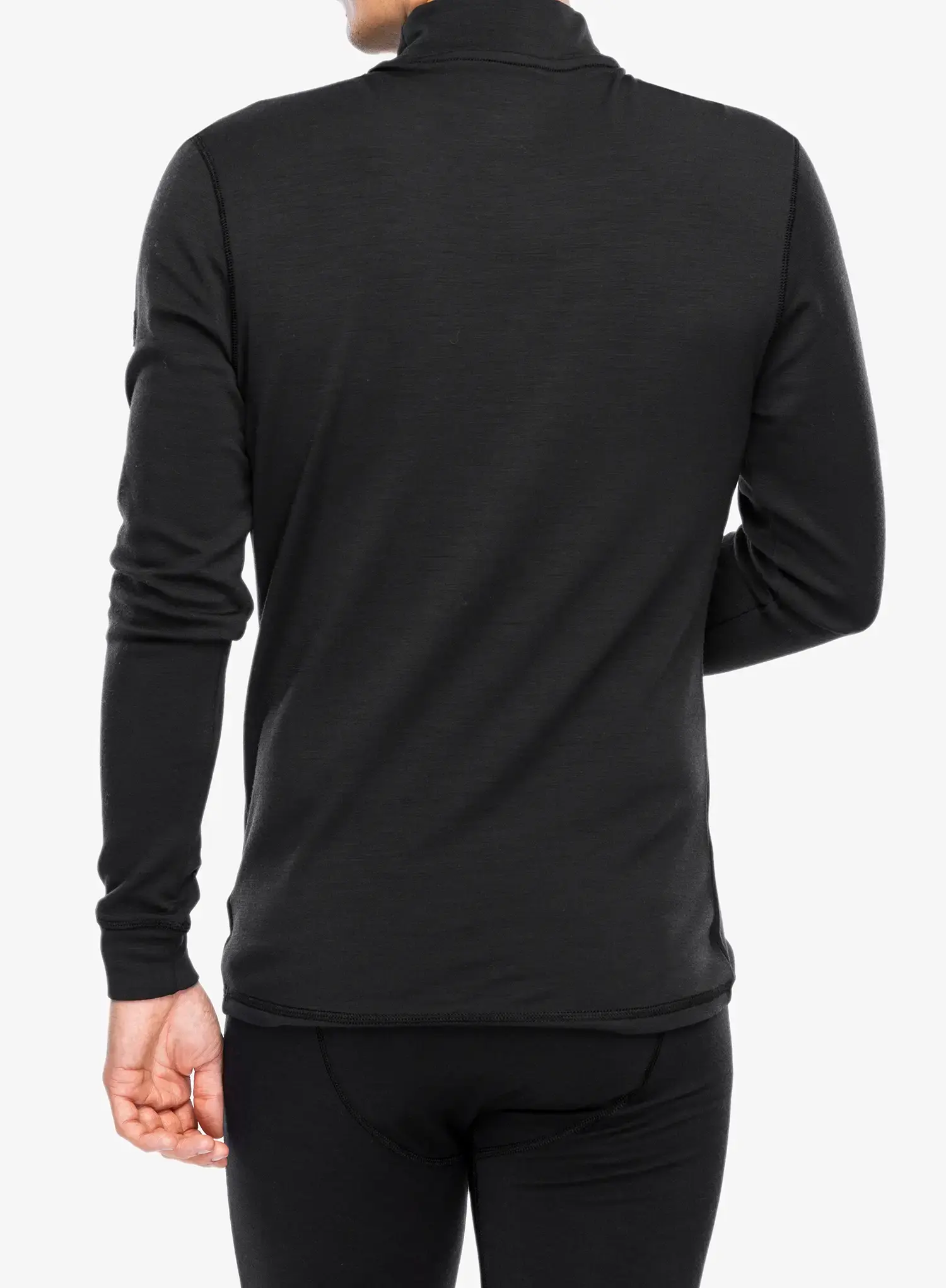 Termo flis jopa Super.natural Hot 6 Pack Turtleneck - jet black