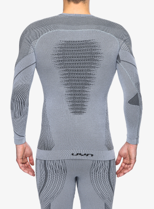 Termo flis jopa UYN Evolutyon+ UW Shirt Long Sleeve - grey melange