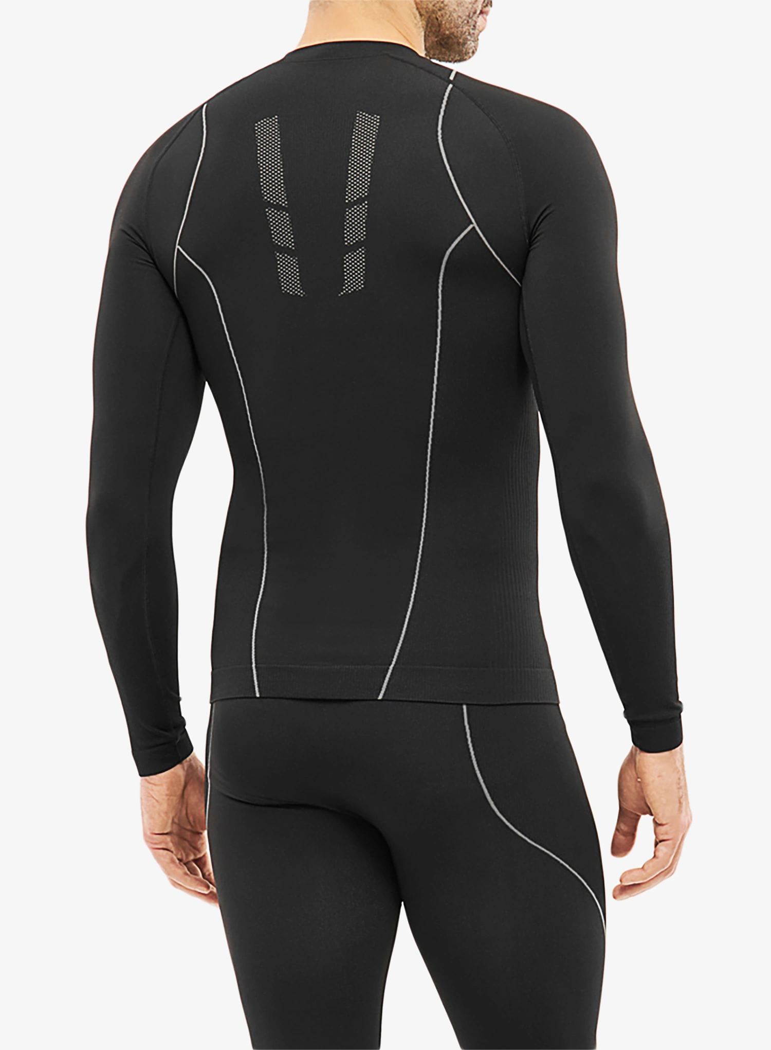 Termo flis jopa Viking Base Layer Eiger 2.0 Longsleeve - black/grey