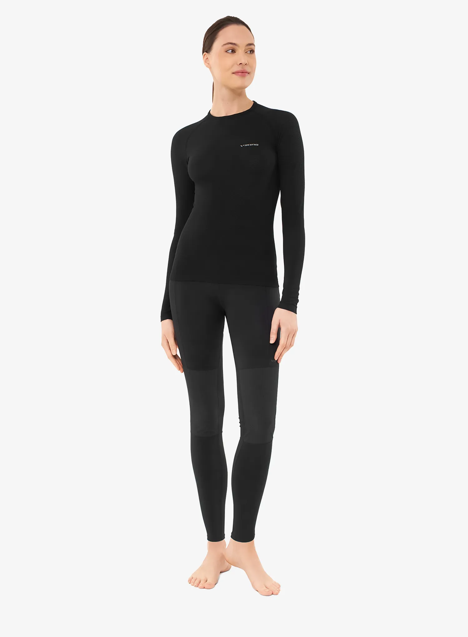 Termo flis jopa Viking Easy Dry Longsleeve - black