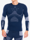 Termo flis jopa X-Bionic Energy Accumulator 4.0 Shirt Round Neck - marine/optical white