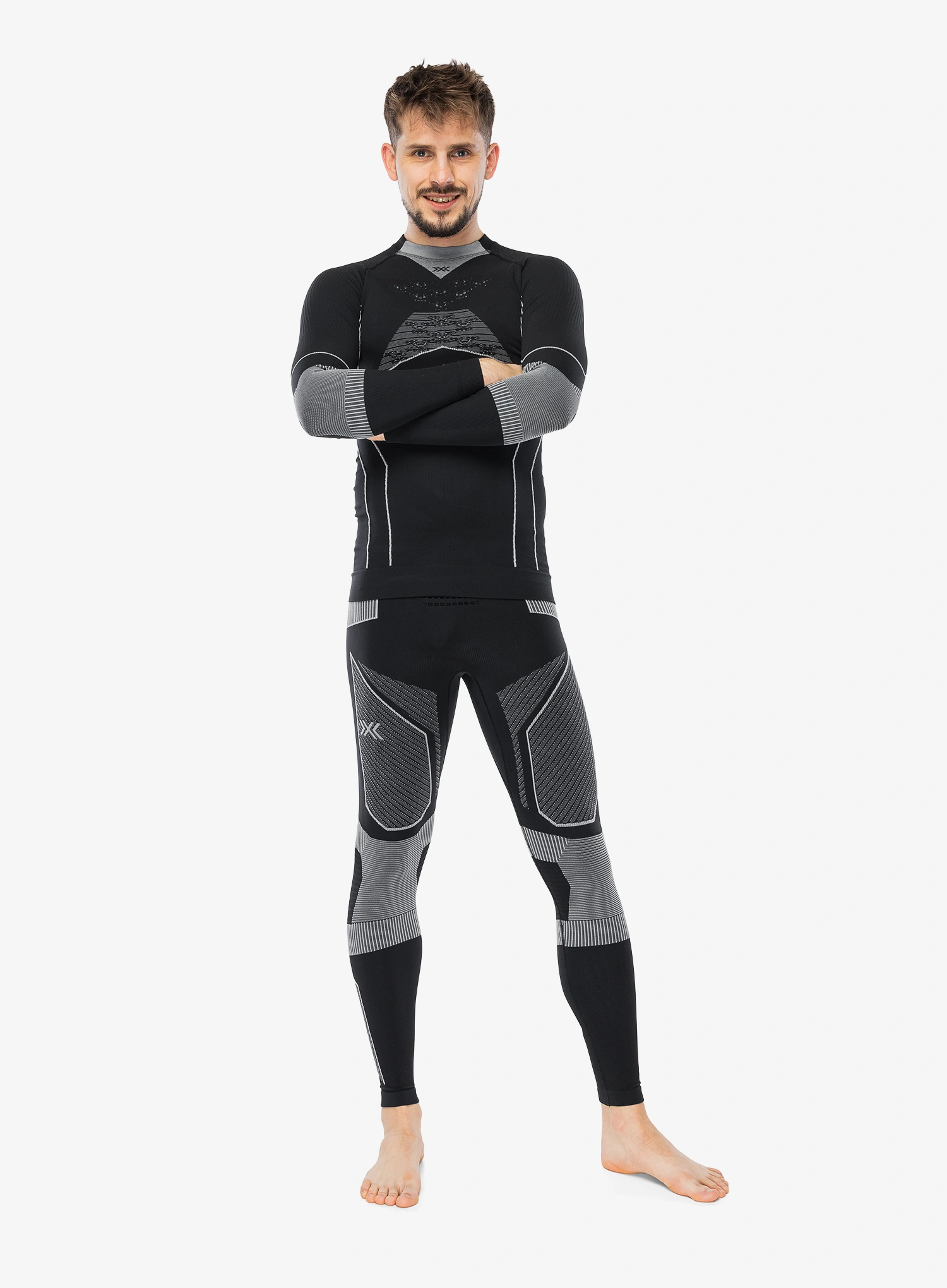 Termo flis jopa X-Bionic Energy Accumulator Light Shirt LS - x black/light grey