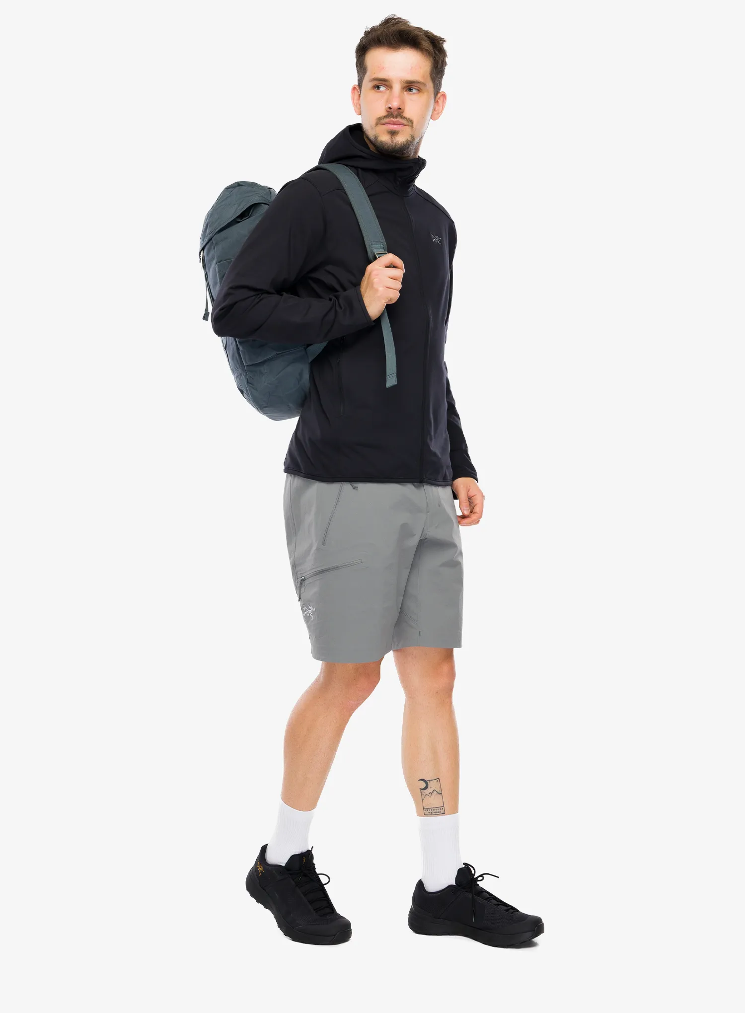 Jopica Arcteryx Kyanite Lightweight Hoody - black