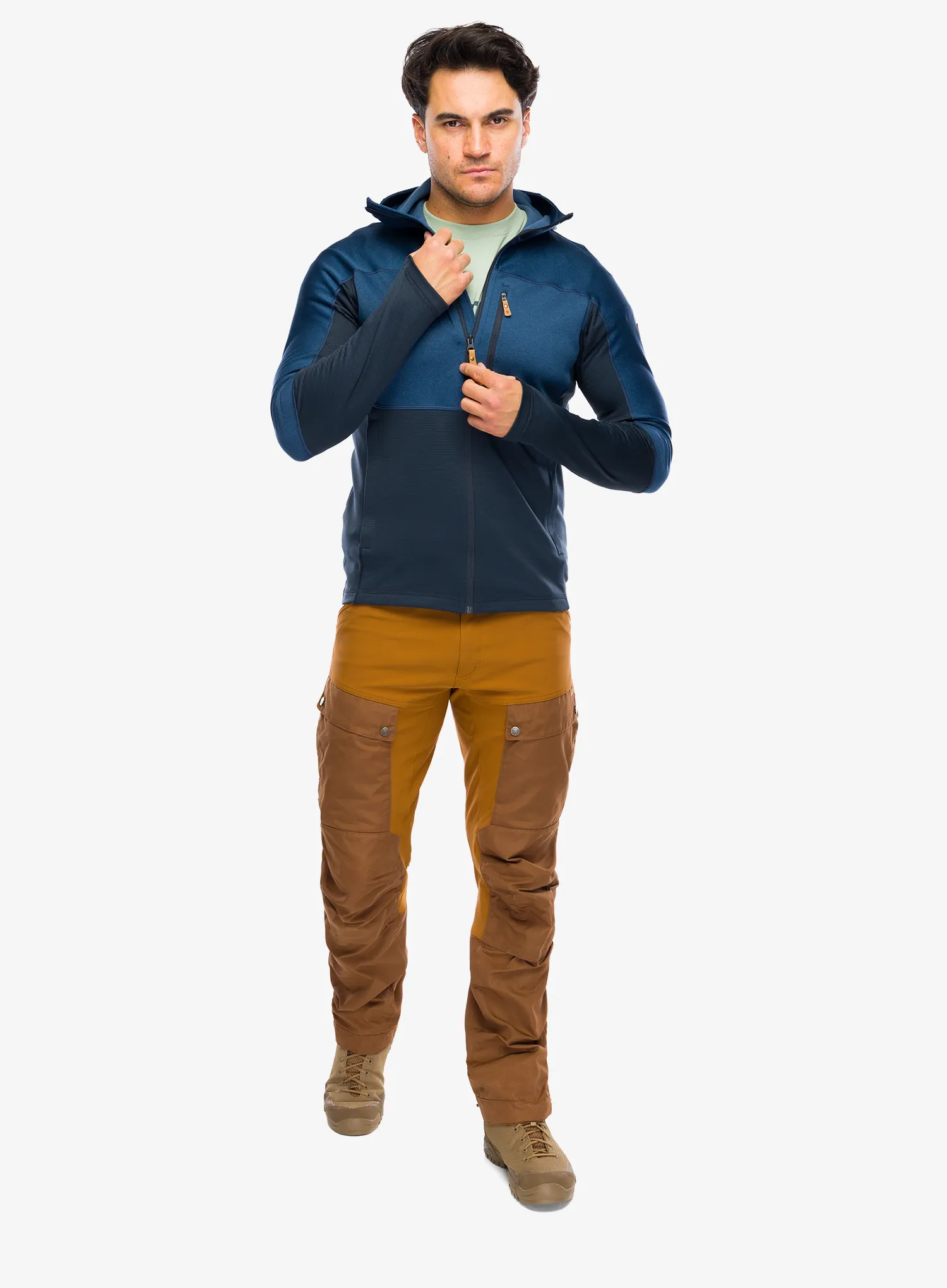 Jopica Fjallraven Abisko Trail Fleece - indigo blue/dark navy