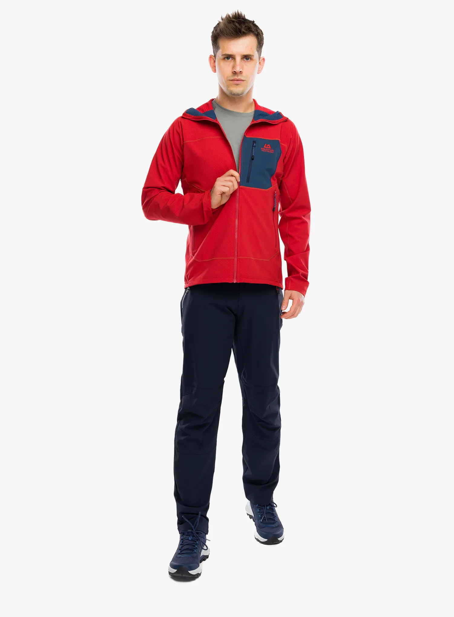 Jopica Mountain Equipment Arrow Hooded Jacket - dusk/redrock