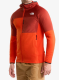 Jopica The North Face Polartec Powergrid Stormgap Hoodie - lava red/iron clay