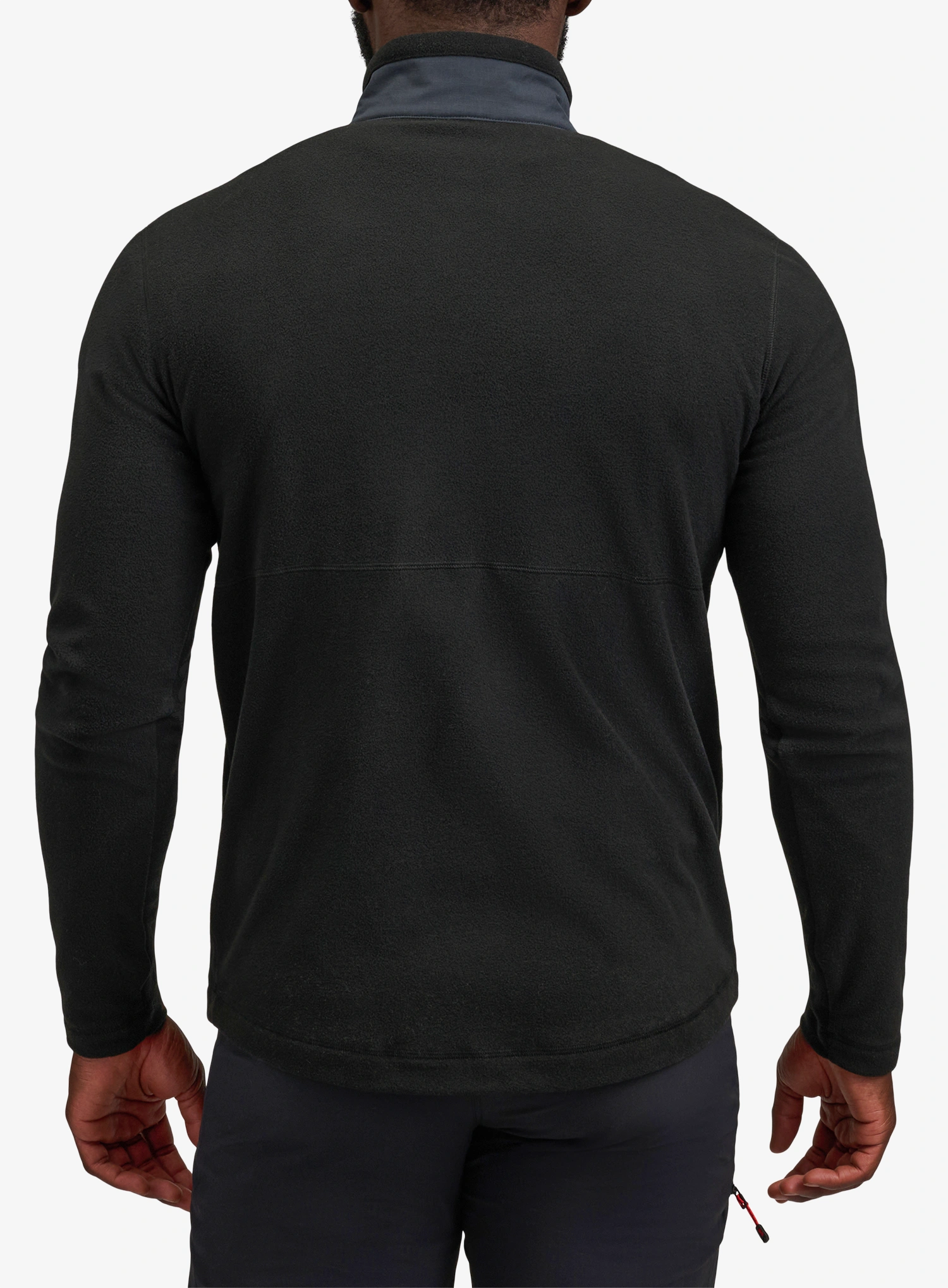 Plezalna jopa Black Diamond Lightweight HZ Poly Fleece - black/black