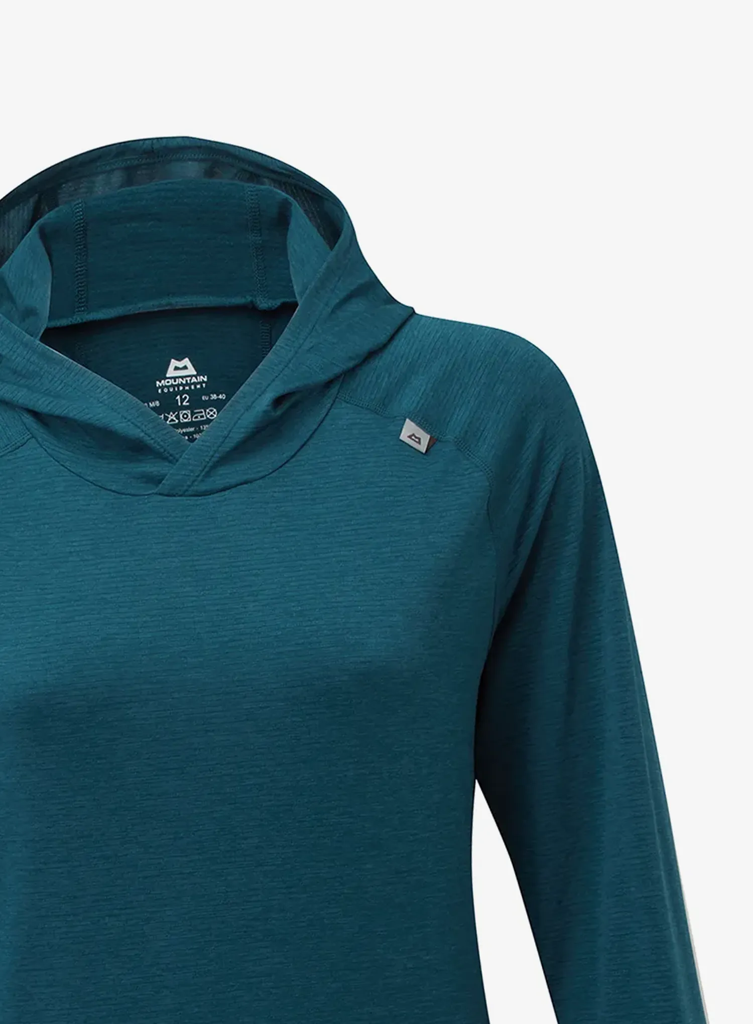 Ženska plezalna jopa Mountain Equipment Glace Hooded Top - majolica blue