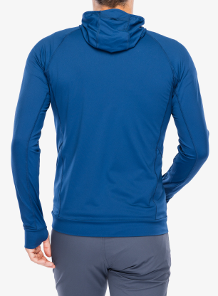 Plezalna jopa Mountain Equipment Aiguille Hooded Top - admiral blue