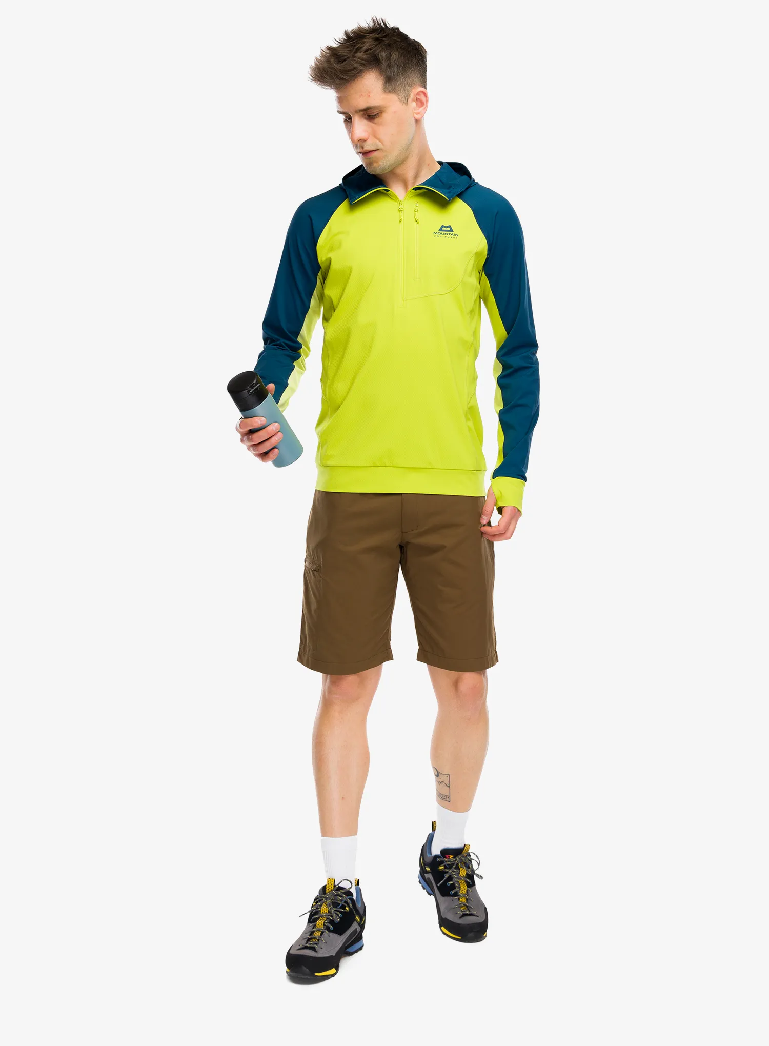 Plezalna jopa Mountain Equipment Aiguille Hooded Top -  vine/majolica