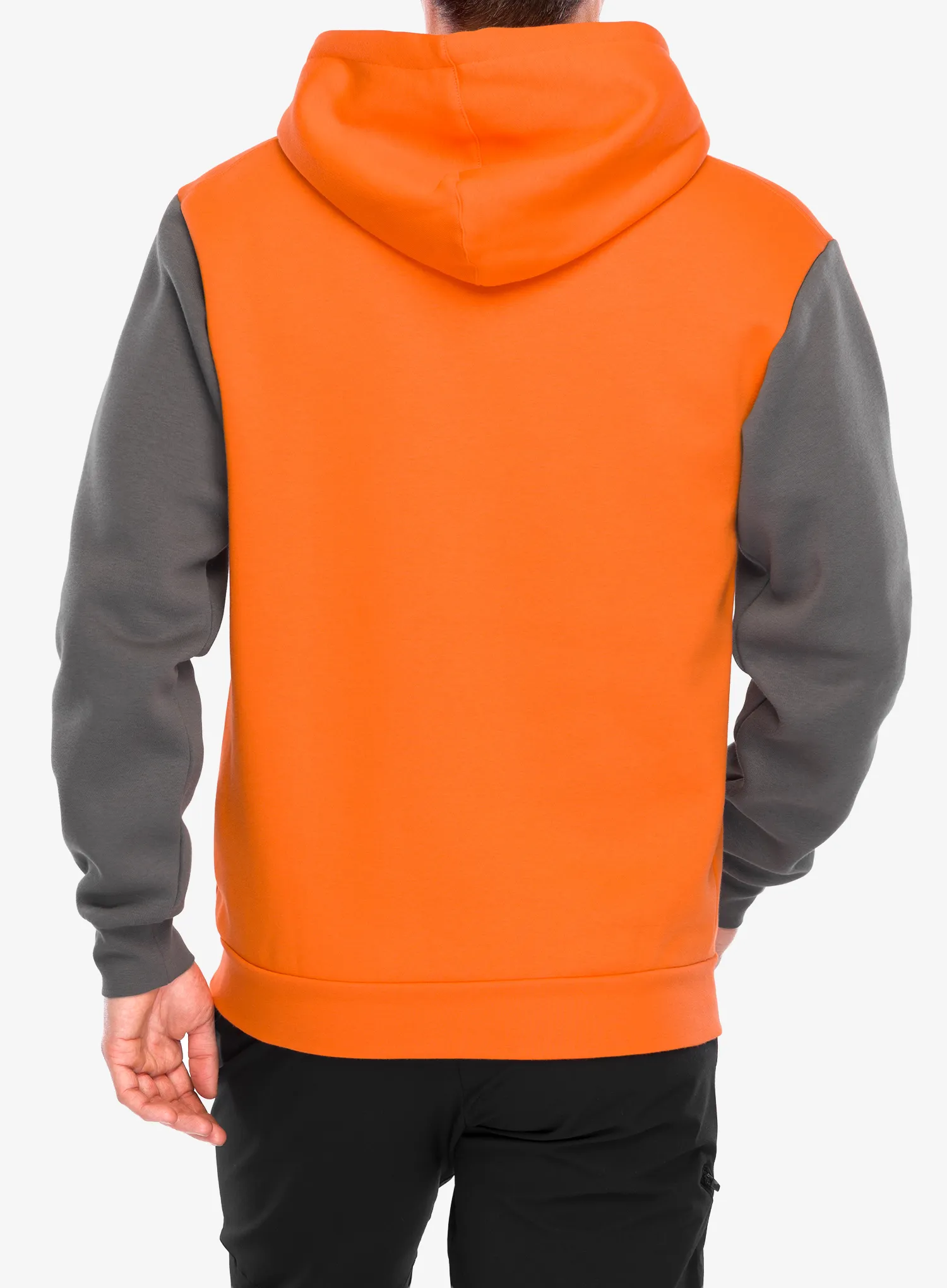 Jopica s kapuco adidas TERREX Multi Large Logo Hoody - semi impact orange/charcoal
