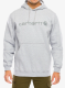 Jopica s kapuco Carhartt Marquette Logo Sweatshirt - heather gray/gray
